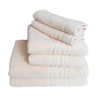 Set de 6 prosoape-greek border-crem