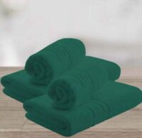 Set de 4 prosoape greek border-verde