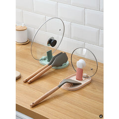Suport Pliabil, Flippy, pentru Capace, Linguri, Multifunctional, Plasare pe Blatul de Bucatarie, 11.5 x 18 x 2.2 cm, Roz