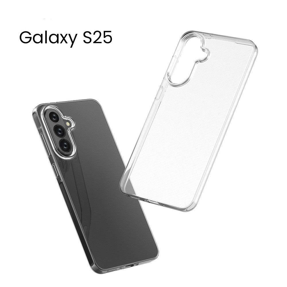 Husa de Protectie, Flippy, Husa de Protectie pentru Samsung Galaxy S25, tip Carcasa, subtire din Silicon TPU, 1 mm, Protect Plus, Transparenta