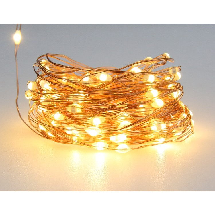 Instalatie Craciun, 300 LED-uri, 32 metri,  pentru exterior cu incarcare solara, alb cald, Flippy