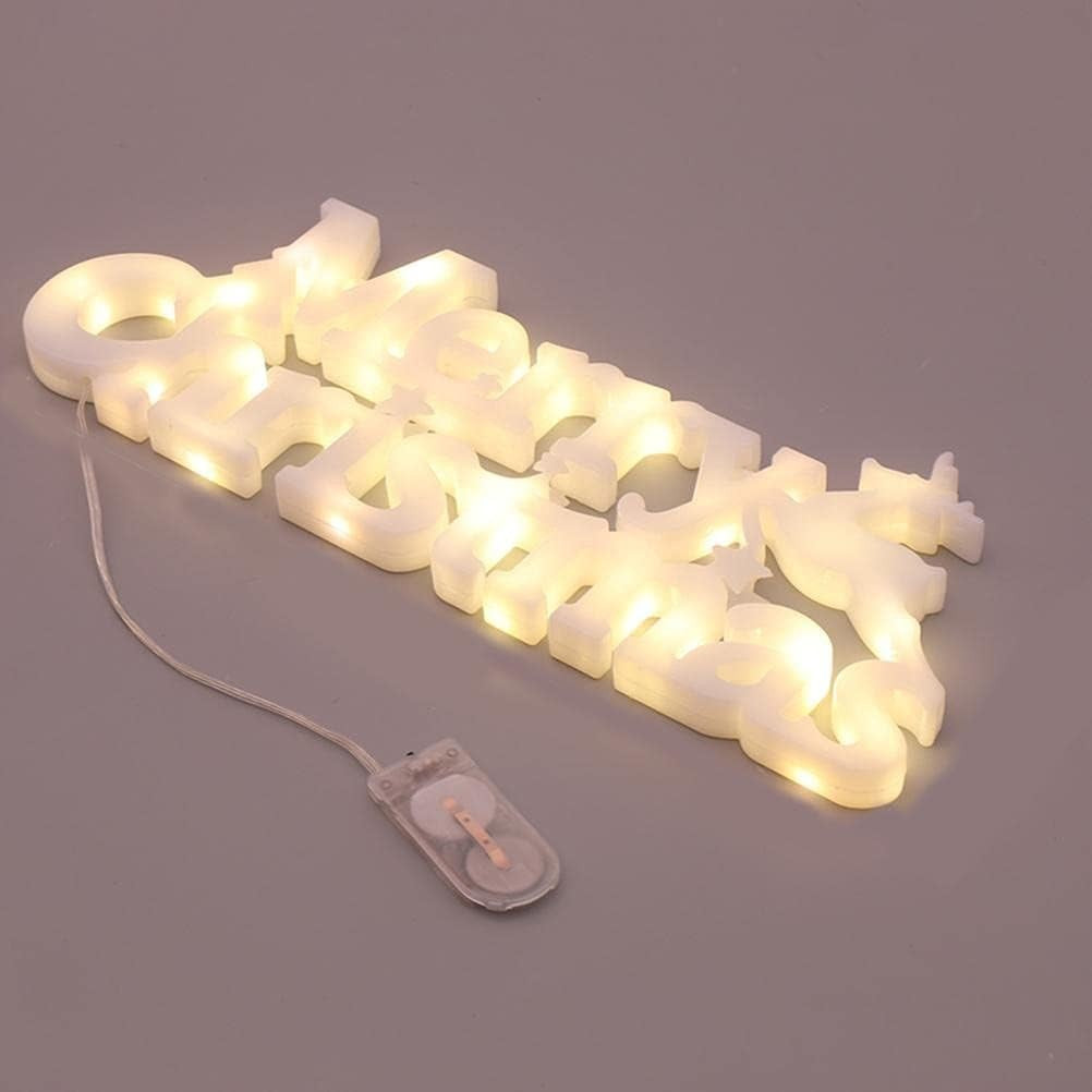 Instalatie LED de Craciun, Flippy, Litere 3D, Merry Christmas, Lumina Calda, 27.5 x 10.5 x 1.4 cm, Alb
