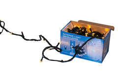 Instalatie Lumini de exterior, fir 100 Led- Lumina Calda 10m, interconectabila