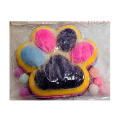 Jucarie Antistres Squishy, Flippy, cu Revenire Lenta, Model Labuta de Pisica Pufoasa, 220g, 12.5 x 10.5 cm Squeeze Pinch Family, Ambalaj Transparent, Multicolor