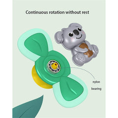 Jucarie Spinner pentru copii cu 2 laturi, Spinimals Premium Koala, Verde
