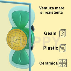 Jucarie Spinner pentru copii cu 2 laturi, Spinimals Premium Koala, Verde