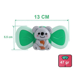 Jucarie Spinner pentru copii cu 2 laturi, Spinimals Premium Koala, Verde