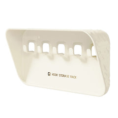 Raft de Depozitare cu Carlig, Flippy, Pentru Chei, Bijuterii, 20.3 x 4.6 x 10.3 cm, Alb