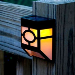 Lampa solara cu senzor Geometric, IP65, Lumina Alb cald, Flippy