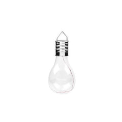 Lampa Solara LED Decorativa sub forma de Bulb, pentru exterior, suspendata, IP65, Ultron Transparent, lumina calda, Flippy