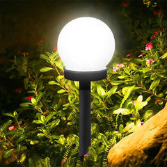 Set 2 Lampi Solare LED, Sferice, Tip Glob Flippy, Diametru 10 cm, Alb rece