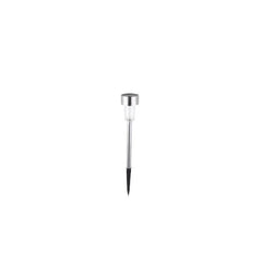 Lampa solara Led decorativa pentru gradina, Argintie, Flippy, Lumina Alb Rece