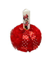 Trusou botez fete – Baby in Red Baptism Set