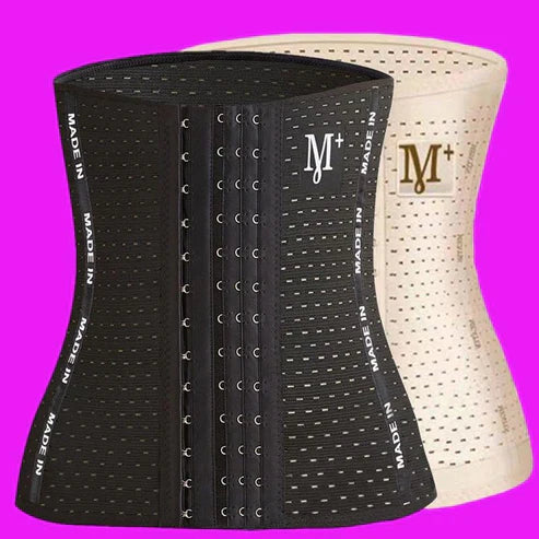 Centura modelatoare tip corset efect talie de viespe cu prindere mos si baba | Y