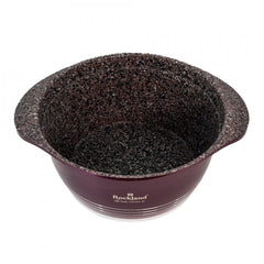 Oala din Granit cu capac 24 cm , Rockland DT24-BR