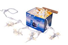 Perdea Lumini de exterior, 3m x 2m, 400 Led Lumina Calda, interconectabila