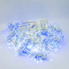 Perdea Lumini de exterior, 3m x 2m, 400 Led Lumina Rece/ Albastru, interconectabila, SW-400W-WB