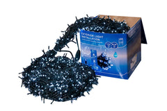 Perdea Lumini de exterior, 4m x 3m, 1200 Led Lumina Rece, joc de lumini, interconectabila
