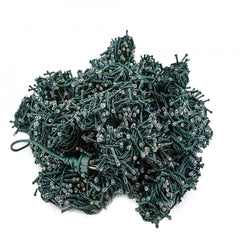 Perdea Lumini de exterior, 4m x 5m, 1200 Led Lumina Rece si Albastru, interconectabila, fir verde, SW-1200G-WB