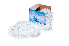 Perdea Lumini de exterior, 4m x 5m, 1200 Led Lumina Rece, interconectabila, fir alb, SW-1200W-W