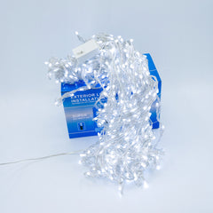 Perdea Lumini de exterior, 960 Led- Lumina Rece 3m x 3m, joc de lumini, interconectabila