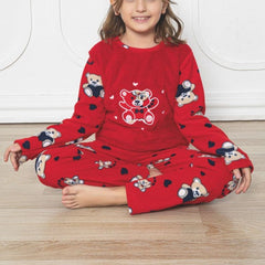 Pijama copii fete polar cocolino | 7005-PM