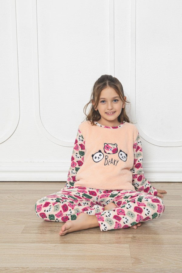 Pijama copii fete polar cocolino | 7006-PM