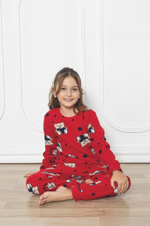 Pijama copii fete polar cocolino | 7013-PM
