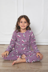 Pijama copii fete polar cocolino | 7018-PM