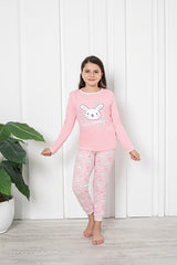 Pijama copii fete bumbac | 7029-PM