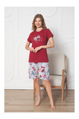Pijama Dama Baki Pantaloni 3/4 0005-PK