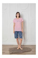 Pijama Dama Baki Pantaloni 3/4 0009-PK