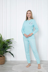Pijama damă bumbac | 6245-PM
