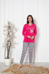 Pijama damă lycra | 6256-PM