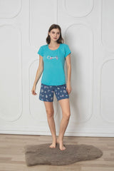 Pijama Dama Baki Short Tricou 5013