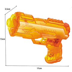 Pistol cu Apa, Flippy, Pistol cu Apa pentru Copii, Manual, din Plastic, 23 x 16 x 4 cm, rezervor 250 ml, Portocaliu