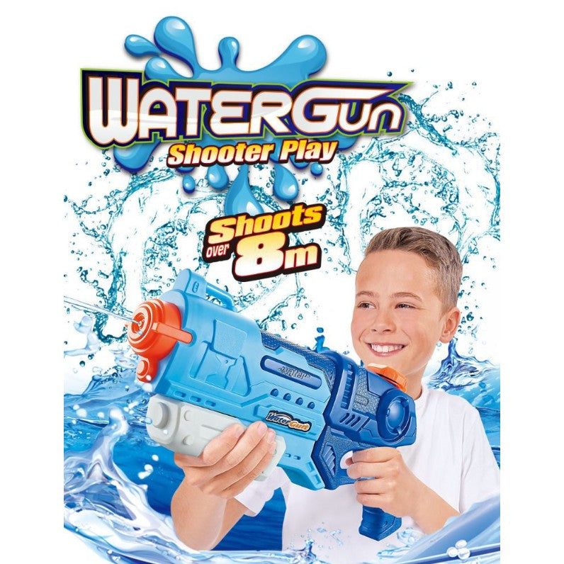 Pistol cu Apa pentru Copii, Rezervor, Pentru Piscina/Plaja, Flippy, 6ani+,  Albastru, 990ML