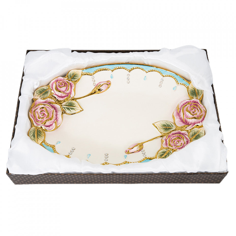 Platou decorativ din ceramica, VS-2004