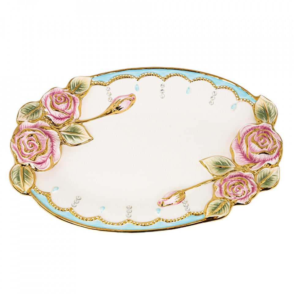 Platou decorativ din ceramica, VS-2004