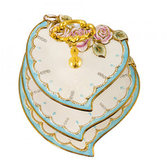 Platou decorativ etajat din ceramica, VS-2013
