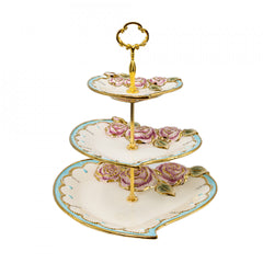 Platou decorativ etajat din ceramica, VS-2013