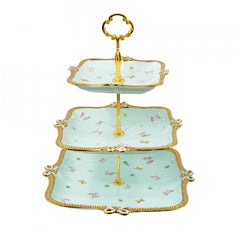 Platou decorativ etajat din ceramica, VS-2055