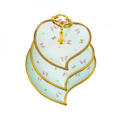 Platou decorativ etajat din ceramica, VS-2056