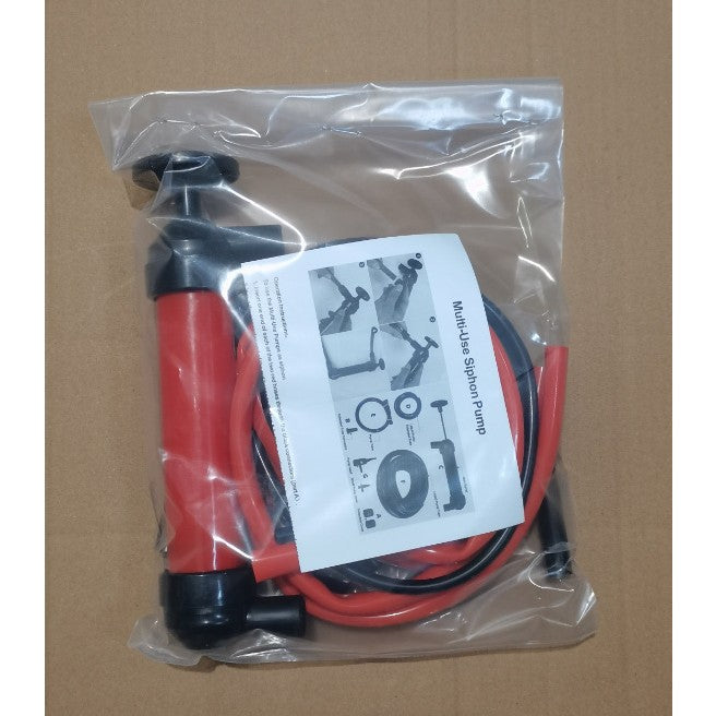Pompa Manuala pentru Combustibil, Flippy, Pompa pentru Lichide, din Plastic Rezistent,  Debit 5L per minut, 23 × 20 × 3 cm, 380 gr, Rosu