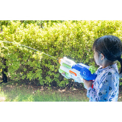 Set 2x Pistol cu Apa pentru Copii, Rezervor, Pentru Piscina/Plaja, Flippy, 6ani+, Roz + Albastru, 1000 ML