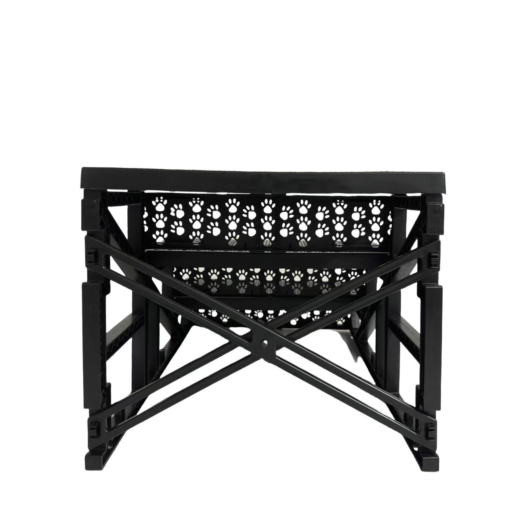 Scara pentru Animale de Companie, Flippy, Universal, Detasabil, 3 Trepte, 45x35x30 cm, Gri