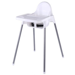 Scaun de Masa, Flippy, pentru Bebelusi si Copii 6-36 Luni, din Plastic/Metal, Centura in 2 Puncte, Tava Detasabila, 63 x 57 x 85 cm, Alb