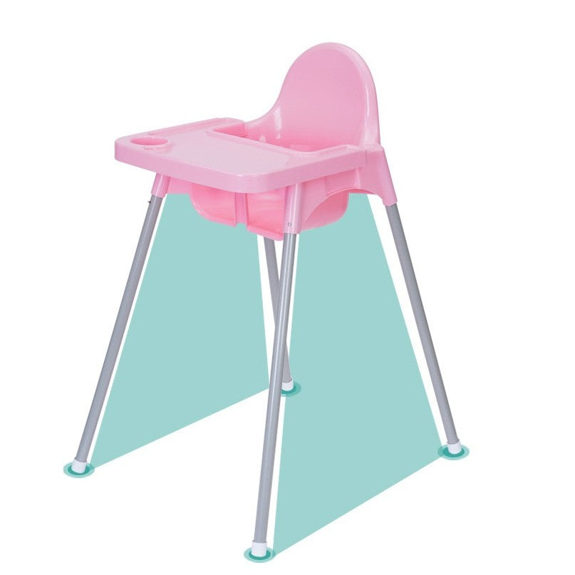 Scaun de Masa, Flippy, pentru Bebelusi si Copii 6-36 Luni, din Plastic/Metal, Centura in 2 Puncte, Tava Detasabila, 63 x 57 x 85 cm, Roz
