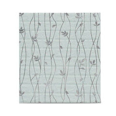 Set 10 Stickere de Perete, Flippy, Autoadezive, 70 x 77 cm, Suprafata Acoperita 5.3 mp, din PVC, Model Frunze Argintii, Gri