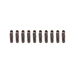 Set 20 de Cleme pentru Haine, Flippy, de Prindere pentru Pantaloni, Atasabile la Umerase, 1.6x2.3x6.35 cm, Maro